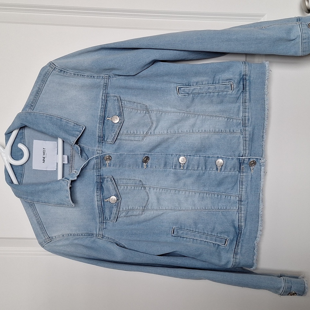 [L] Ruff edge Jean Jacket